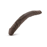 Dr. Skin - 14in Double Dildo - Chocolate